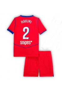 Fotbalové Dres Paris Saint-Germain Achraf Hakimi #2 Dětské Třetí Oblečení 2025-26 Krátký Rukáv (+ trenýrky)